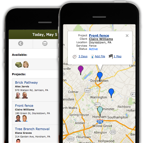 Landscaping App & Job Scheduler for Smartphone